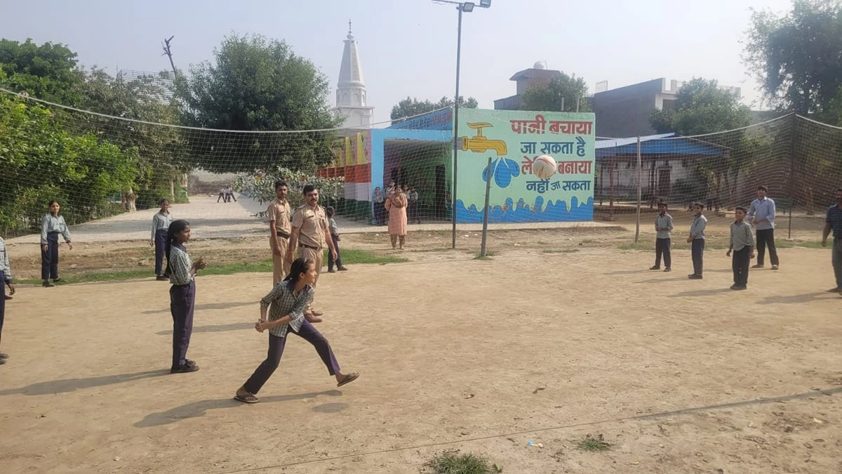 पानीपत में पुलिस शहीदी और एकता दिवस पर बच्चों ने दिखाए खेल कौशल